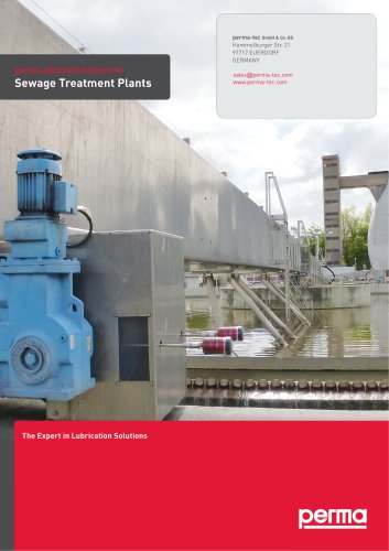 perma Lubrication Systems for Sewage Treatment Plants