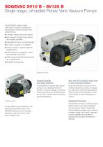 SOGEVAC Rotary Vane  Vacuum Pumps - 2