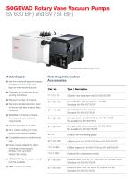 SOGEVAC SV 630 B(F) - 750 B(F) - Leybold - PDF Catalogs | Technical ...