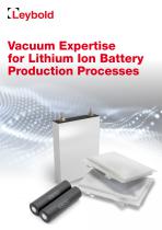 Vacuum Expertise for Lithium Ion Battery Production Processes - 1