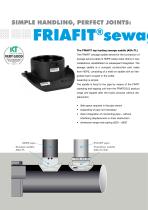The FRIAFIT Sewage system for gravity pipe-10