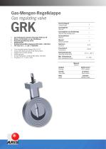 Gas Regulating Valve GRK-1