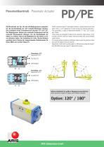 PD/PE - PNEUMATIC PART-TURN ACTUATORS - 3