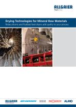 Drying Technologies for Mineral Raw Materials - 1