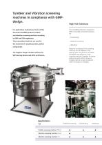 Screening machines for pharmaceuticals, food, and fine chemicals - 2