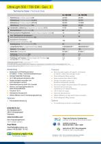 UltraLight 500 / 700 EM - Gen. 3-2