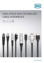 High-Speed Data Technology Cable Assemblies – Catalog-1