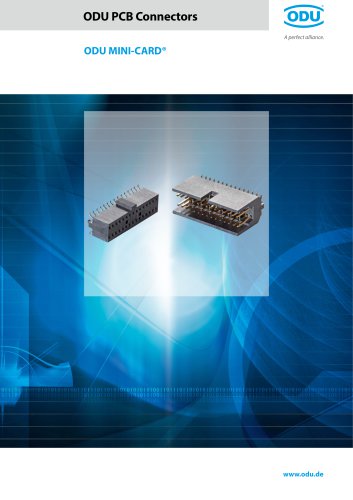 ODU MINI-CARD&reg; Board-to-Board Connector in 1.27mm x 2.54mm size &ndash; Catalog