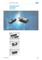 ODU MINI-CARD® Board-to-Board Connector in 1.27mm x 2.54mm size – Catalog-8