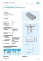 ODU MINI-FLAKAFIX® Board-to-Wire connector in 1.27mm x 2.54mm size – Catalog-12