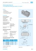 ODU MINI-FLAKAFIX® Board-to-Wire connector in 1.27mm x 2.54mm size – Catalog-13