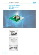ODU MINI-FLAKAFIX® Board-to-Wire connector in 1.27mm x 2.54mm size – Catalog-15