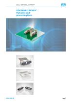 ODU MINI-FLAKAFIX® Board-to-Wire connector in 1.27mm x 2.54mm size – Catalog-17