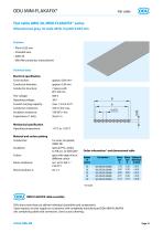 ODU MINI-FLAKAFIX® Board-to-Wire connector in 1.27mm x 2.54mm size – Catalog-19