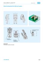 ODU MINI-FLAKAFIX® Board-to-Wire connector in 1.27mm x 2.54mm size – Catalog-7