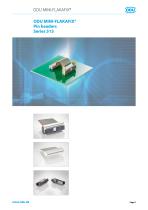 ODU MINI-FLAKAFIX® Board-to-Wire connector in 1.27mm x 2.54mm size – Catalog-9