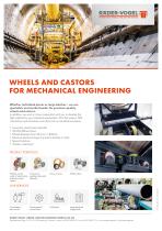 WHEELS AND CASTORS   FOR MECHANICAL ENGINEERING - 1