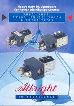 Heavy Duty DC Contactors for Power Distribution Centres SW80, SW82, SW180, SW190, SW200 & SW280 Series of D.C. Contactors-1