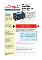 PC60, MB60 & SW60 Series of D.C. Contactors-2