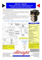 SW150 & SW250 Heavy Duty D.C. Contactors for Power Distribution Centres-1