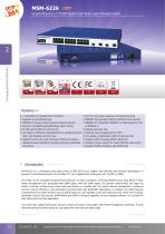 High Reliability Industrial Ethernet Switch for Rugged Environment - 16