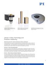 Catalog: PI Piezo Nano Positioning 2014/2015 - 5