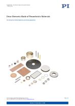 Drive Elements Made of Piezoelectric Materials-1