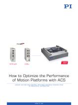 How to Optimize the Performance of Motion Platforms with ACS - 1