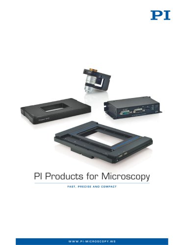 PI Products for Microscopy