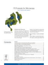 PI Products for Microscopy - 2