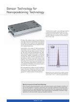 Sensor Technology for Nanopositioning Technology - 1