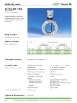 Vatterfly valve extended body (manual actuator)-1