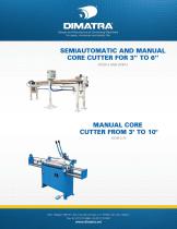 Semiautomatic and Manual Core Cutter for 3" to 6" - 1