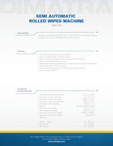 Semiautomatic Rolled Wipes Machine - 2