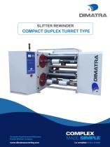 SLITTER REWINDER COMPACT DUPLEX TURRET TYPE - 1