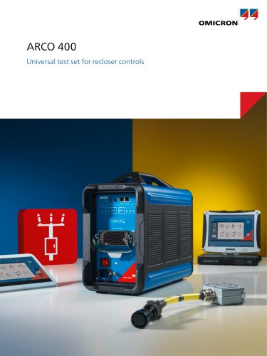 ARCO 400-Universal Test Set for Recloser Controls