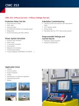 CMC 353 - The Compact and Versatile Three-Phase Relay Testing Solution - 4