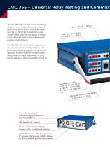 CMC 356 - The Universal Relay Test Set and Commissioning Tool - 2