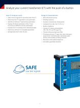 CT Analyzer - Current transformer testing, calibration and assessment - 2