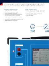 CT Analyzer - Current transformer testing, calibration and assessment - 4