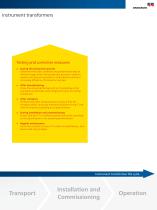 Diagnostic testing of instrument transformers - 3