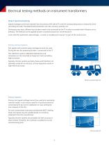 Diagnostic testing of instrument transformers - 8