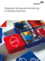 Diagnostic testing and monitoring of rotating machines - 1