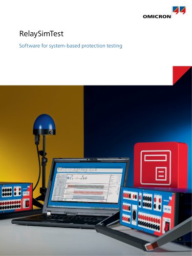 RelaySimTest - Software for system-based protection testing