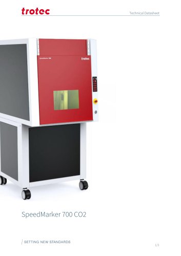 Technical Datasheet Speedmaker 700 CO2