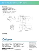 Horizontal Gear Shifter – 925 Series-2