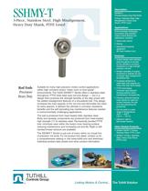 SSHMY-T 3-pc Stainless HD Shank High Misalighnment PTFE Lined Rod Ends-1