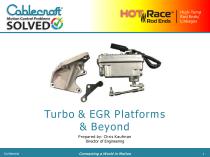 Turbo & EGR Platforms & Beyond - 1