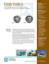 YSSB/YSSB-V Stainless High Misalignment PTFE Lined Spherical Bearings-1