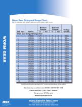 Worm Gear - Band-it - Pdf Catalogs 